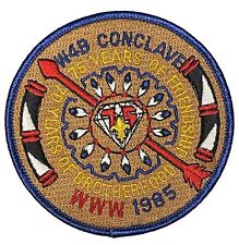 OA Patch W4B Conclave 75 Years Of Friendship 70 Years Of Brotherhood WWW 1985 picture