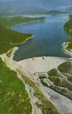 Postcard - Hungry Horse Dam, Montana Posted 1954 Aerial View  0954 picture