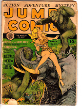 Jumbo Comics # 49 (FR 1.0) 1943 GGA Zolnerowich cover.  Sheena. Scarce. picture