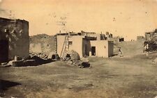 1911 NEW MEXICO PHOTO POSTCARD: STREET SCENE IN LAGUNA, NM picture