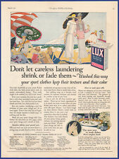 Vintage 1923 LUX Laundry Detergent Soap Bathroom Art Décor 1920's Print Ad picture
