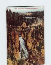 Postcard Crystal Falls Yellowstone National Park Wyoming USA picture