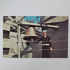 USS Massachusetts Fall River MA-Massachusetts Ships Bell Vintage Postcard picture