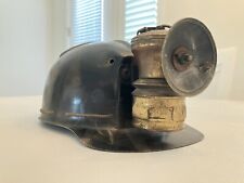 Vintage MSA Camfo Cap Coal Miners Tiger Stripe Hard Hat Helmet With Lamp picture