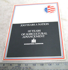 200 YR 1976 INTERNATIONAL TRACOR + EQUIPMENT 145 YRS OF AG BROCHURE FARM CATALOG picture