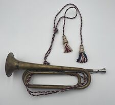 VINTAGE REXCRAFT OFFICIAL BOY SCOUTS of AMERICA BRASS BUGLE  BSA TRUMPET picture