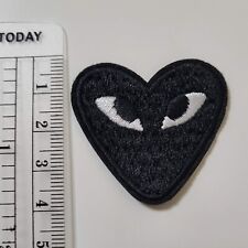 1pc Comme des Garcons Inspired Iron-On Patch Black picture