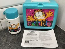 Vintage 1978 Garfield Thermos Brand Lunchbox Collectable Jim Davis Cartoon Cat picture