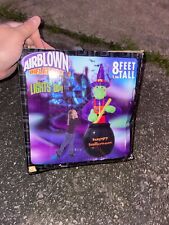 NWB Vintage Gemmy Air Blown Inflatable Witch 8 Feet NEW 2004 Blow Up Halloween picture