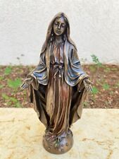 7.87 inch Virgin Mary,mother mary,made of Cold Cast Bronze Coated resin Veronese picture