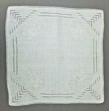 Exquisite Antique Vintage Hanky Hand Embroidered Wedding Handkerchief 12