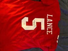 Trey Lance Signed San Francisco 49ers Jersey AUTO BAS COA Sz XL picture