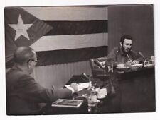 CUBAN REVOLUTION EARLY TIMES FIDEL CASTRO TV SPEECH 1960 CUBA KORDA Photo Y 325 picture