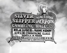1954 Silver Slipper Casino Hotel Las Vegas Bela Lugosi On Marque 8x10 Photo picture