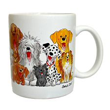 Vintage Mug Suzy's Zoo Dogs of Duckport 8 Cute Dog Breeds Woof 1997 Coffee Tea picture