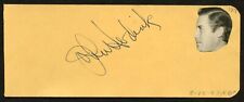 John Hodiak d1955 signed 2x5 cut autograph on 5-12-47 at NBC Studios LA picture