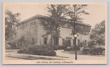 Postcard Indianapolis Indiana John Herran Art Institute Posted 1944 picture