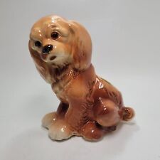 Vintage Royal Copley Cocker Spaniel Puppy Dog Ceramic Planter Vase 8 Inch picture