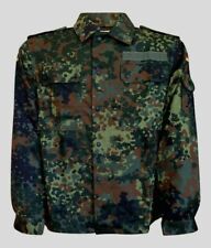 NEW GERMAN ARMY ISSUE FLECKTARN FLECK CAMOUFLAGE SHIRT/JACKET SIZE XL 48 LONG  picture