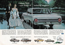 1962 Ford Galaxie 500: New Design of Enduring Elegance Vintage Print Ad picture