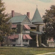 Vintage 1908 Elegant Homes Street Scene Lyouns Falls New York Postcard picture