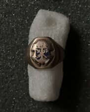 Antique 10k Gold Knights of Columbus Ring 3.6g As Is picture