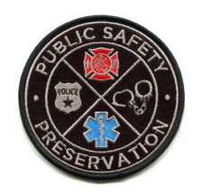 Public Safety Preservation Fire Ambulance EMS Police Sheriffs Patch Iowa IA picture