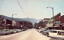 Vintage Postcard -Main Street - Rockwood, Tennessee Old Cars picture