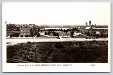 Bronx NY~General View~US Naval Training School~RPPC~Real Photo Postcard picture