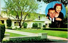 Vtg Beverly Hills CA Residence Home George Burns & Gracie Allen 1960s Postcard picture
