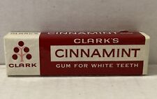 Vintage 1960's Clark's CINNAMINT Chewing Gum  5 Sticks--NOS-Sealed picture