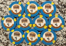 (10) older Golden Nugget Hotel Casino Las Vegas. $1 poker gaming chips. Paulson. picture