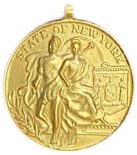 Vintage State Of New York State Service In Aid Of Civil Authorities Medal  picture
