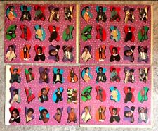 Michael Jackson Topps 5 Stickers sections of Uncut Sheet 1984 picture
