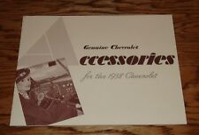 1938 Chevrolet Car Accessories Sales Brochure 38 Chevy picture