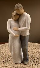 Willow Tree 2010 “Home” 8.5” Figurine Susan Lordi Expectant Couple Maternity EUC picture