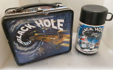 ~RARE 1979 The Black Hole Metal Lunch Box & Thermos ~Disney Movie Nice Lunchbox picture