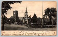 1908  Attleboro  Massachusetts  The Common   Postcard picture