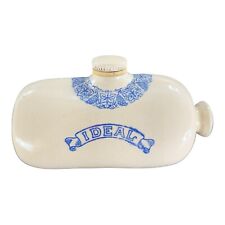 West Bros Battersea Stoneware Hot Water Bottle Foot Bed Warmer Antique Pottery picture