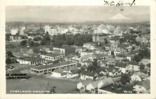 Aerial View Portland Oregon 1948 RPPC Photo Postcard 20-848 picture