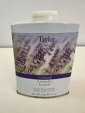 Calming Lavender By Taylor Of London For Women Talcum Powder 7oz Can Lightly Use picture