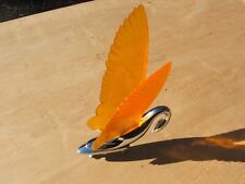 Vintage Packard Lighted Swan Amber Winged Hood Ornament  LOOK picture