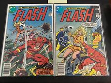 The Flash 257, 263; Lot Of 2 Vs The Golden Glider. Milgrom Higher grade, 1978 DC picture