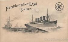 Steamer Norddeutscher Lloyd Bremen Postcard Vintage Post Card picture