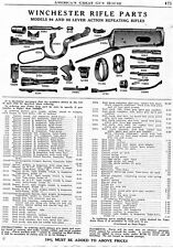 1943 Print Ad of Winchester Model 94 & 55 Lever Action Rifle Parts List picture