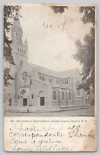 Postcard Mary Baker Eddy Christian Science Church Concord NH c1907 picture