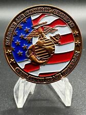 Vintage USMC Marine Air Control Group 38 Iraq OIF Military Nice Challenge Coin picture