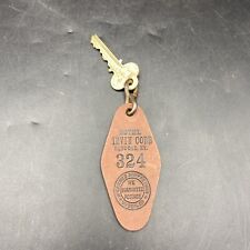 RARE HOTEL IRVIN COBB PADUCAH KY KEY FOB ROOM #324 w/ MATCHING KEY picture