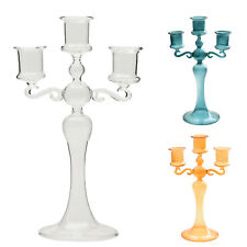 1PC Candelabra Candle Holder Centerpieces for Tables 3 Head Tall Candles picture
