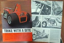 1970 Dick Allens Cobra Trike 3p Article Chevelle Corvair Parts picture